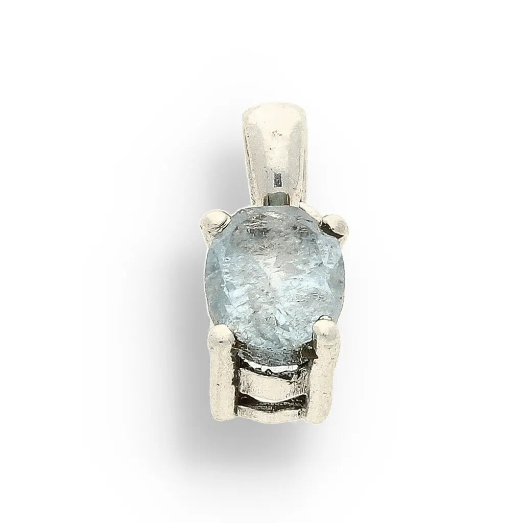 Get your Aquamarine "Ocean Serenity" Sterling Silver Necklace online now or in store at Forever Gems in Franschhoek, South Africa