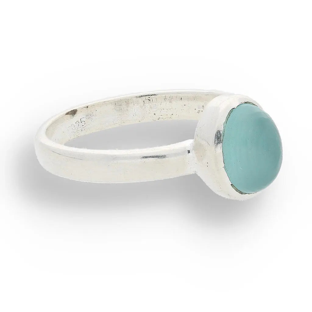 Get your Blue Chalcedony Ring – Serenity & Self-Expression in Sterling Silver online now or in store at Forever Gems in Franschhoek, South Africa