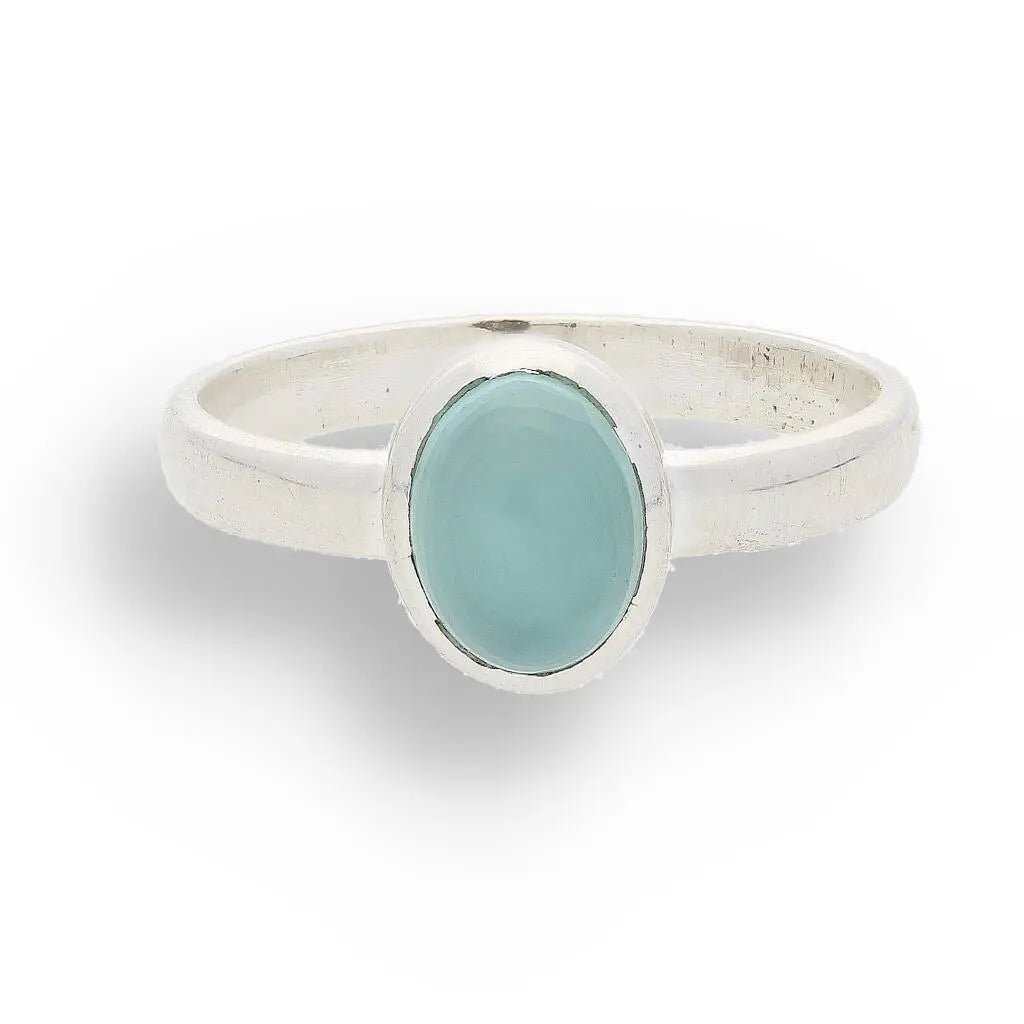 Get your Blue Chalcedony Ring – Serenity & Self-Expression in Sterling Silver online now or in store at Forever Gems in Franschhoek, South Africa