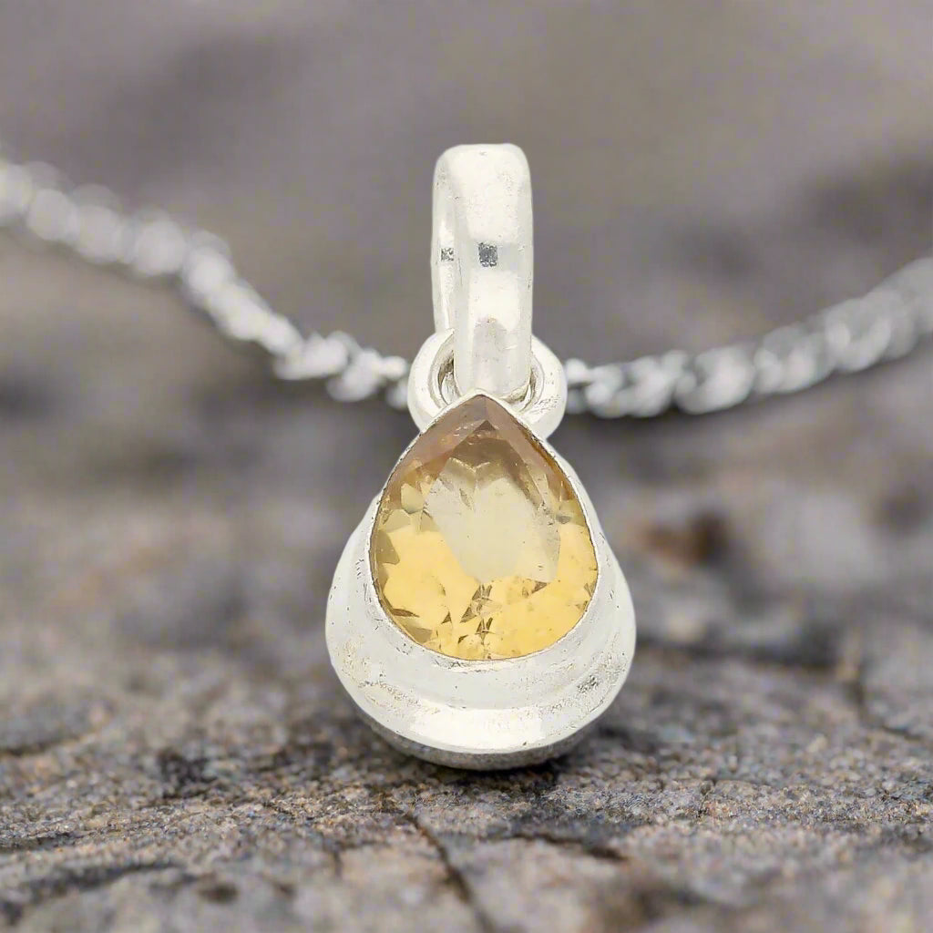 Get your Celestial Drops Citrine Necklace - Stone of Abundance and Joy online now or in store at Forever Gems in Franschhoek, South Africa