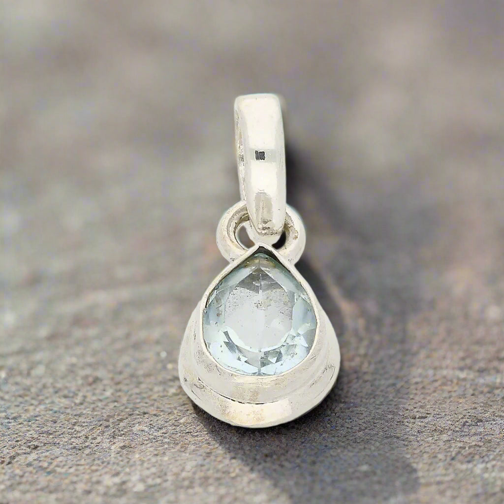 Get your Celestial Drops Blue Topaz Necklace - Stone of Communication and Clarity online now or in store at Forever Gems in Franschhoek, South Africa