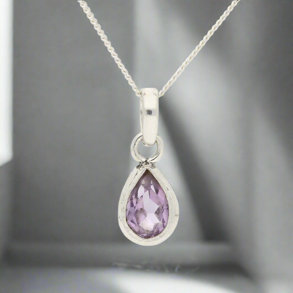 Get your Celestial Drops Amethyst Necklace - Stone of Peace and Spiritual Wisdom online now or in store at Forever Gems in Franschhoek, South Africa