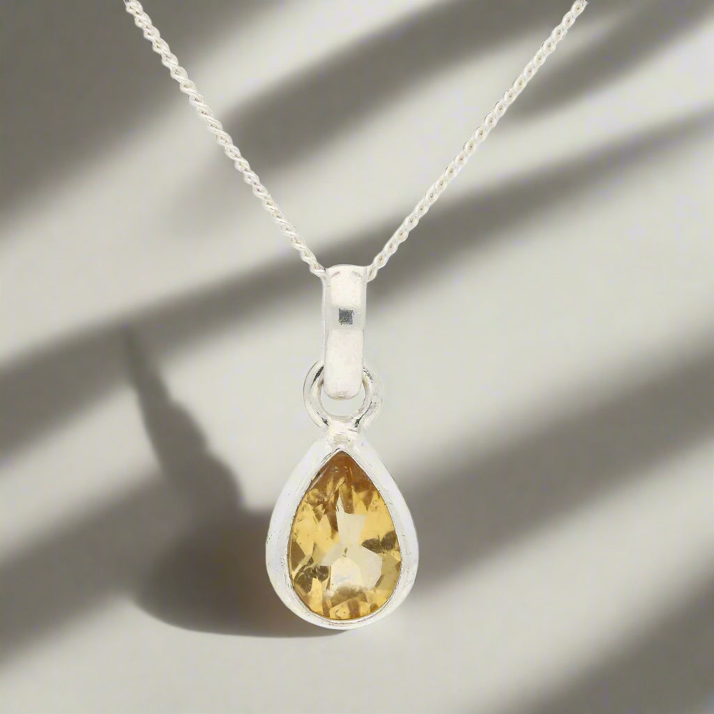 Get your Celestial Drops Citrine Necklace - Stone of Abundance and Joy online now or in store at Forever Gems in Franschhoek, South Africa