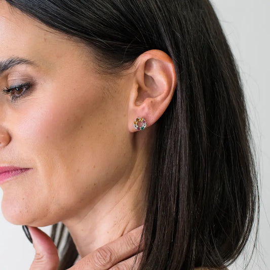Get your Aurora Dreams Sterling Silver Earrings – A Kaleidoscope of Multi-Coloured Tourmalines online now or in store at Forever Gems in Franschhoek, South Africa