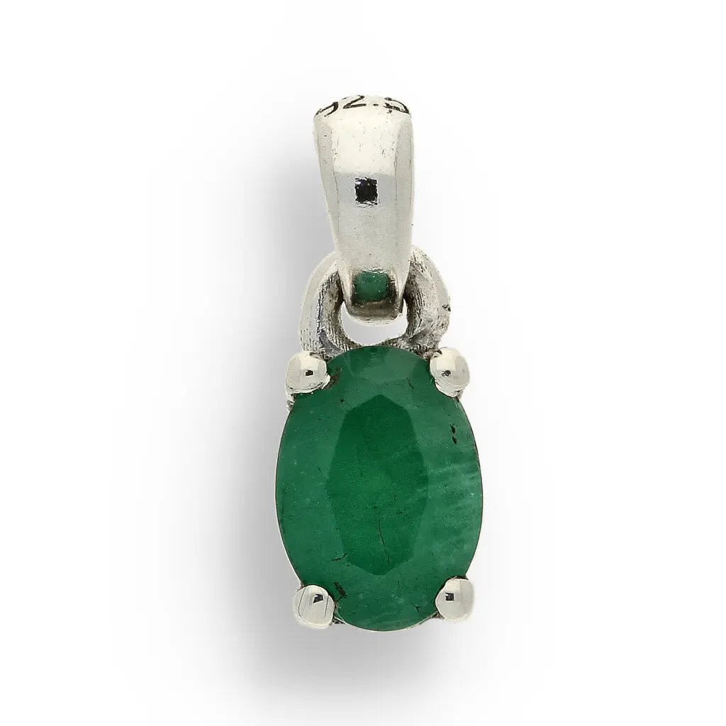 Get your Emerald "Garden of Eden" Sterling Silver Necklace online now or in store at Forever Gems in Franschhoek, South Africa