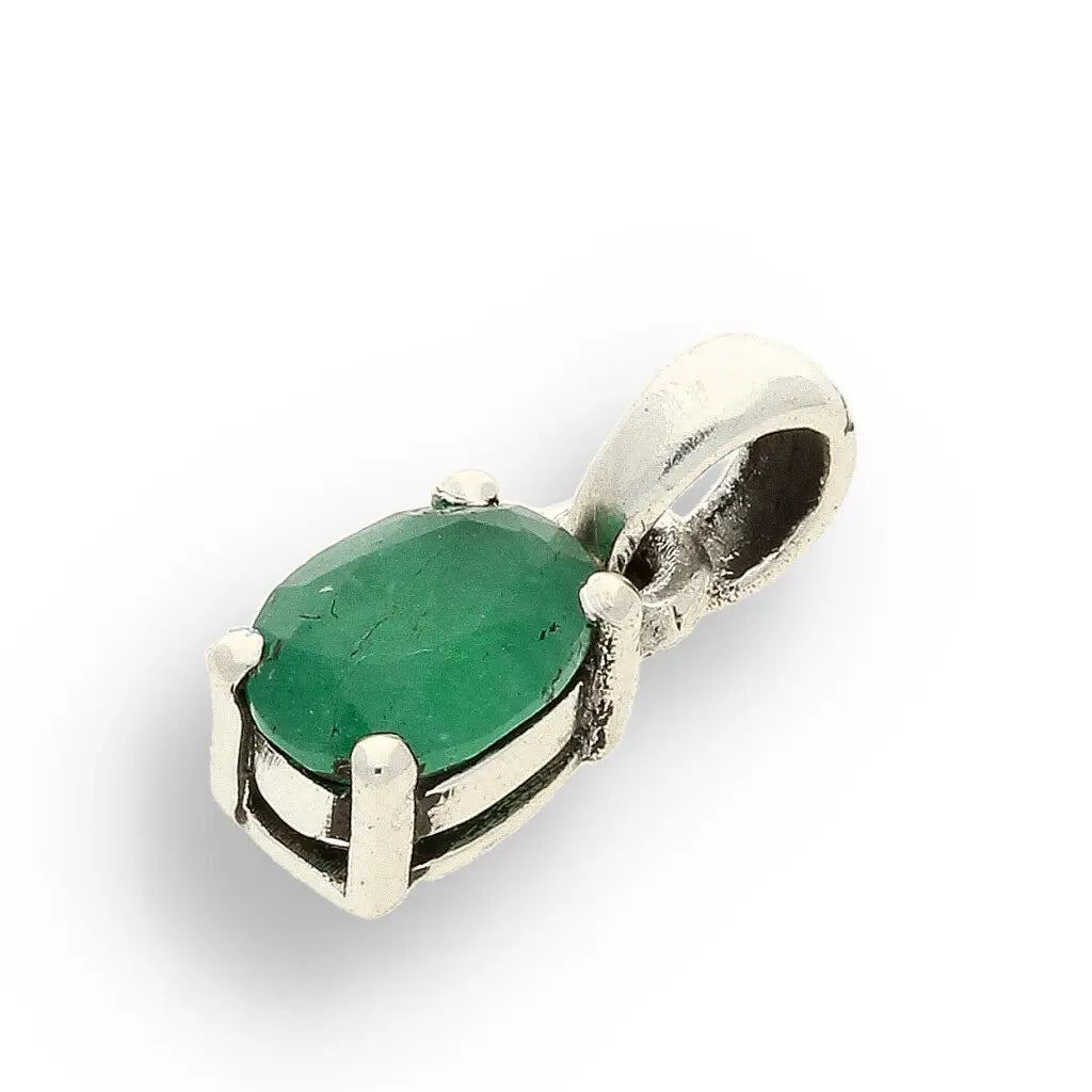 Get your Emerald "Garden of Eden" Sterling Silver Necklace online now or in store at Forever Gems in Franschhoek, South Africa