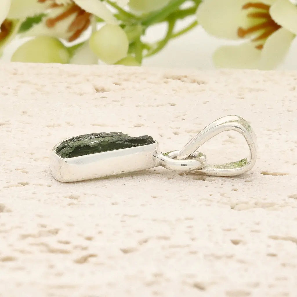 Authentic Moldavite Cosmic Origins Necklace
