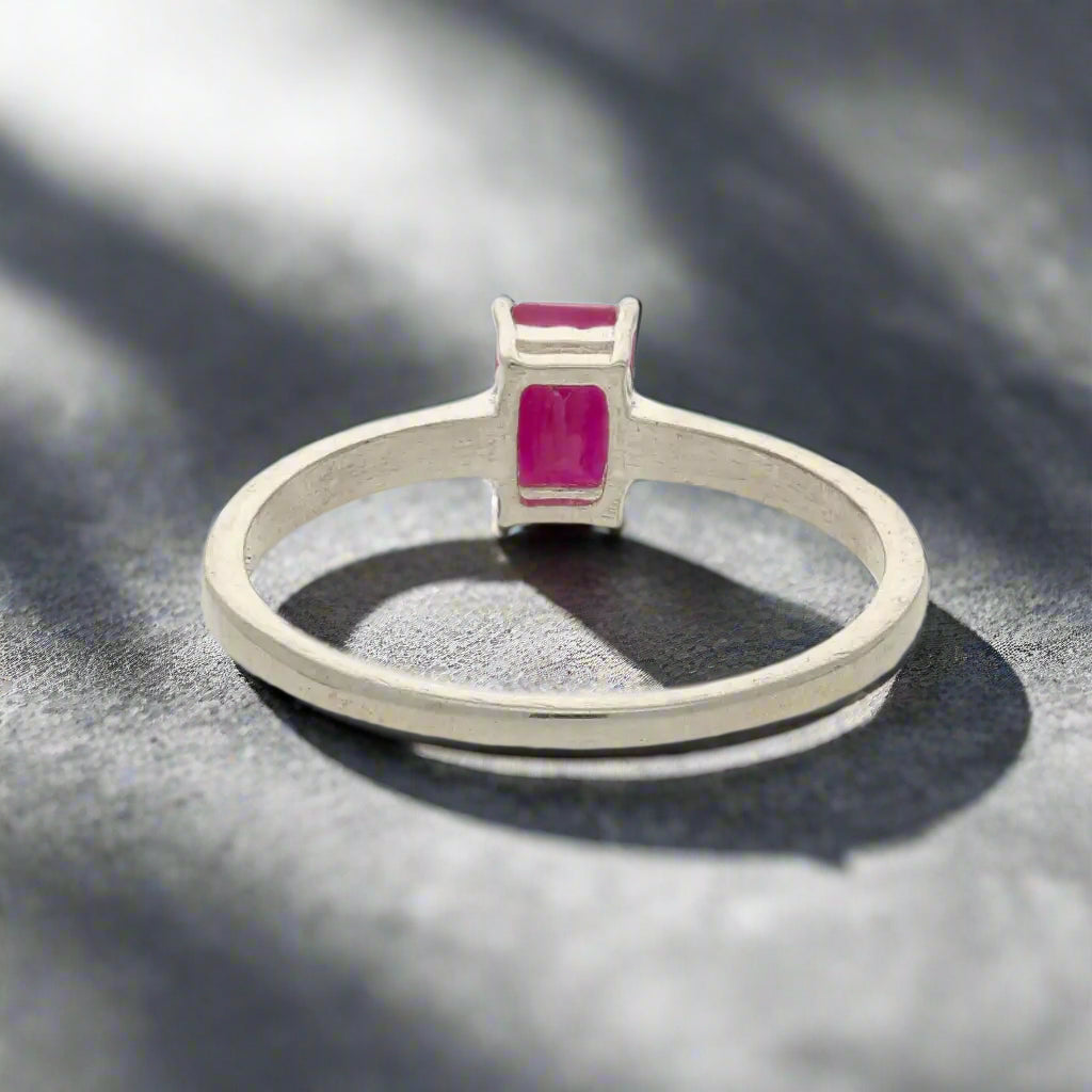 Get your Ignite Your Passion: Natural Ruby Sterling Silver Ring online now or in store at Forever Gems in Franschhoek, South Africa