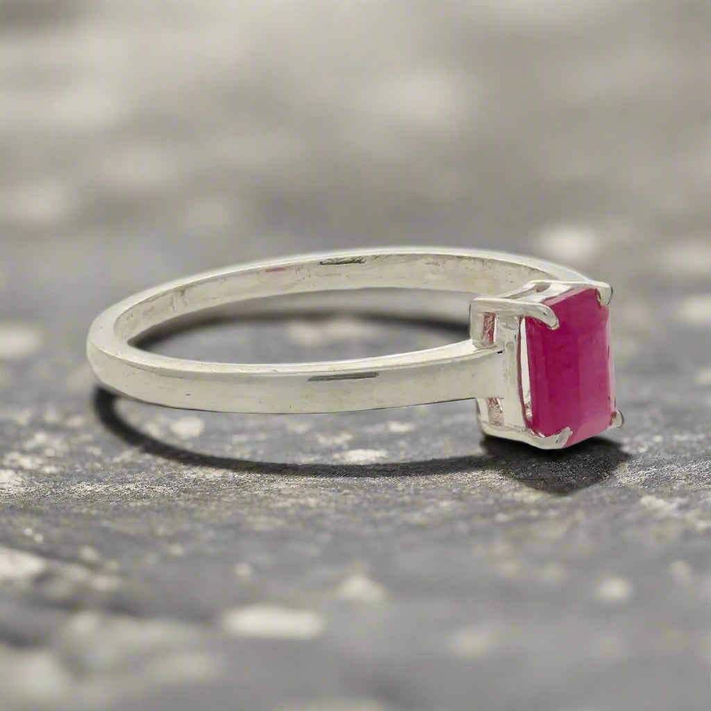 Get your Ignite Your Passion: Natural Ruby Sterling Silver Ring online now or in store at Forever Gems in Franschhoek, South Africa