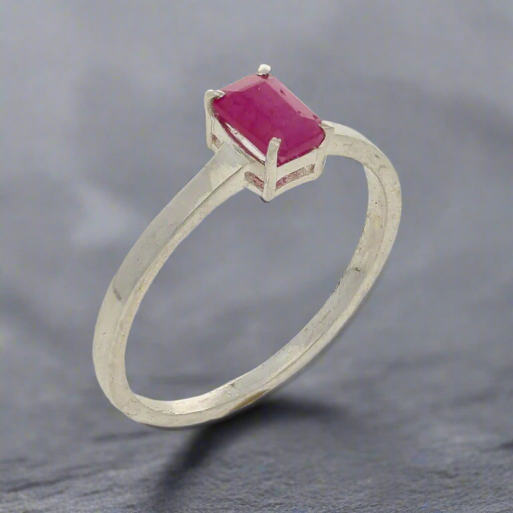 Get your Ignite Your Passion: Natural Ruby Sterling Silver Ring online now or in store at Forever Gems in Franschhoek, South Africa