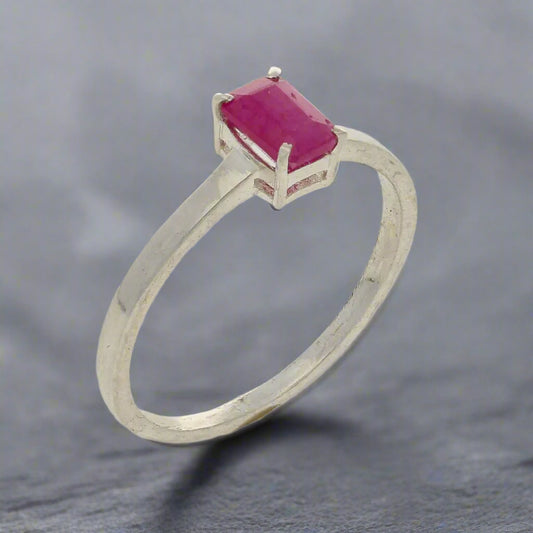 Get your Ignite Your Passion: Natural Ruby Sterling Silver Ring online now or in store at Forever Gems in Franschhoek, South Africa
