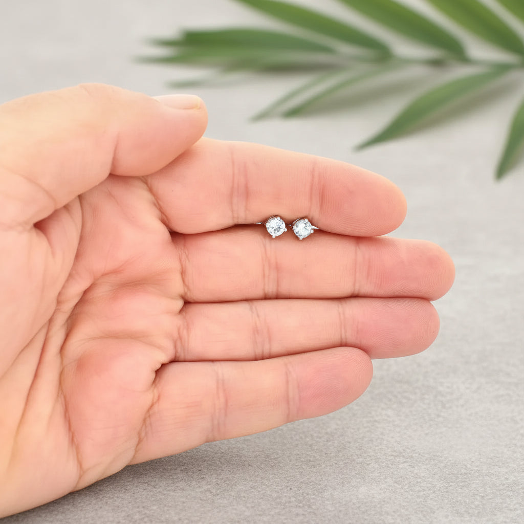 Get your Sterling Silver Blue Topaz Spark Stud Earrings online now or in store at Forever Gems in Franschhoek, South Africa