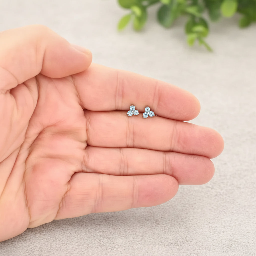 Get your Sterling Silver London Blue Topaz Bloom Earrings online now or in store at Forever Gems in Franschhoek, South Africa
