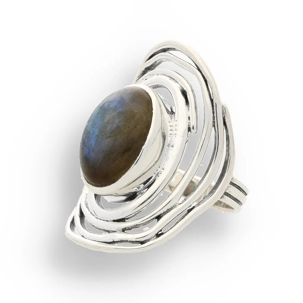 Buy your Labradorite Moonlit Mystique Ring – Unveil the Magic Within online now or in store at Forever Gems in Franschhoek, South Africa