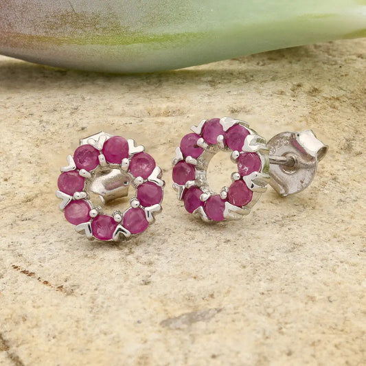 Get your Crimson Radiance Sterling Silver Earrings – Set with Fiery Rubies online now or in store at Forever Gems in Franschhoek, South Africa