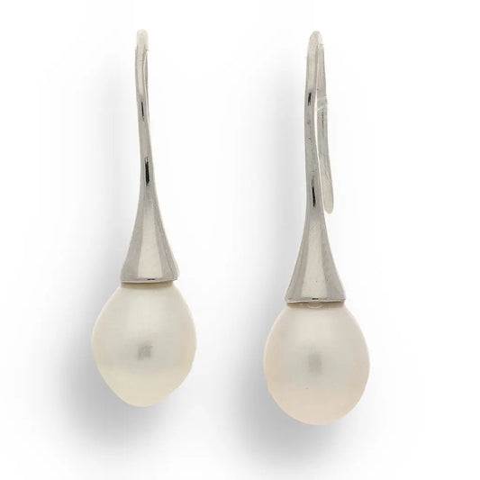 Get your Freshwater Pearl Silver Earrings - Graceful Glow online now or in store at Forever Gems in Franschhoek, South Africa