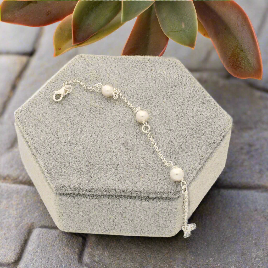 Get your Sterling Silver Pearls – The Bracelet You'll Never Take Off! online now or in store at Forever Gems in Franschhoek, South Africa