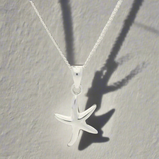 Get your Wish Upon a Starfish: Your New Favorite Sterling Silver Necklace! online now or in store at Forever Gems in Franschhoek, South Africa