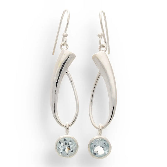 Get your Celestial Blue Topaz Drop Earrings online now or in store at Forever Gems in Franschhoek, South Africa
