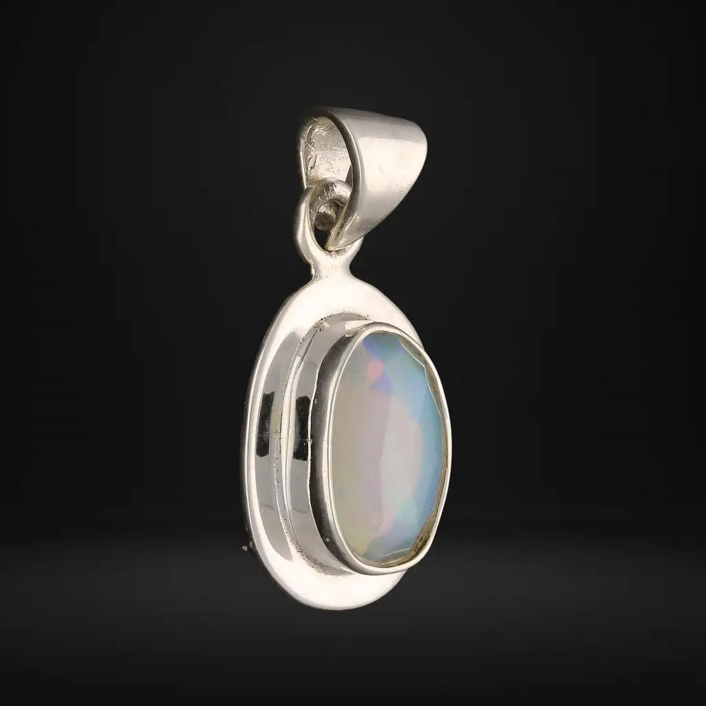Buy your Radiant Ethiopian Opal Sterling Silver Pendant online now or in store at Forever Gems in Franschhoek, South Africa