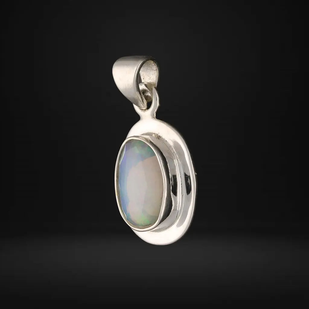 Buy your Radiant Ethiopian Opal Sterling Silver Pendant online now or in store at Forever Gems in Franschhoek, South Africa