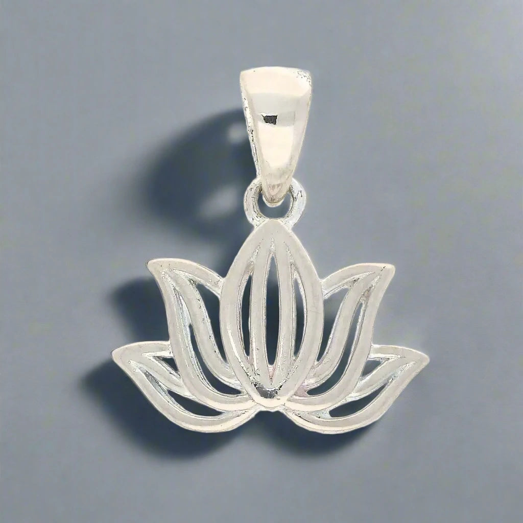 Get your Pure Lotus Blossom Silver Necklace online now or in store at Forever Gems in Franschhoek, South Africa