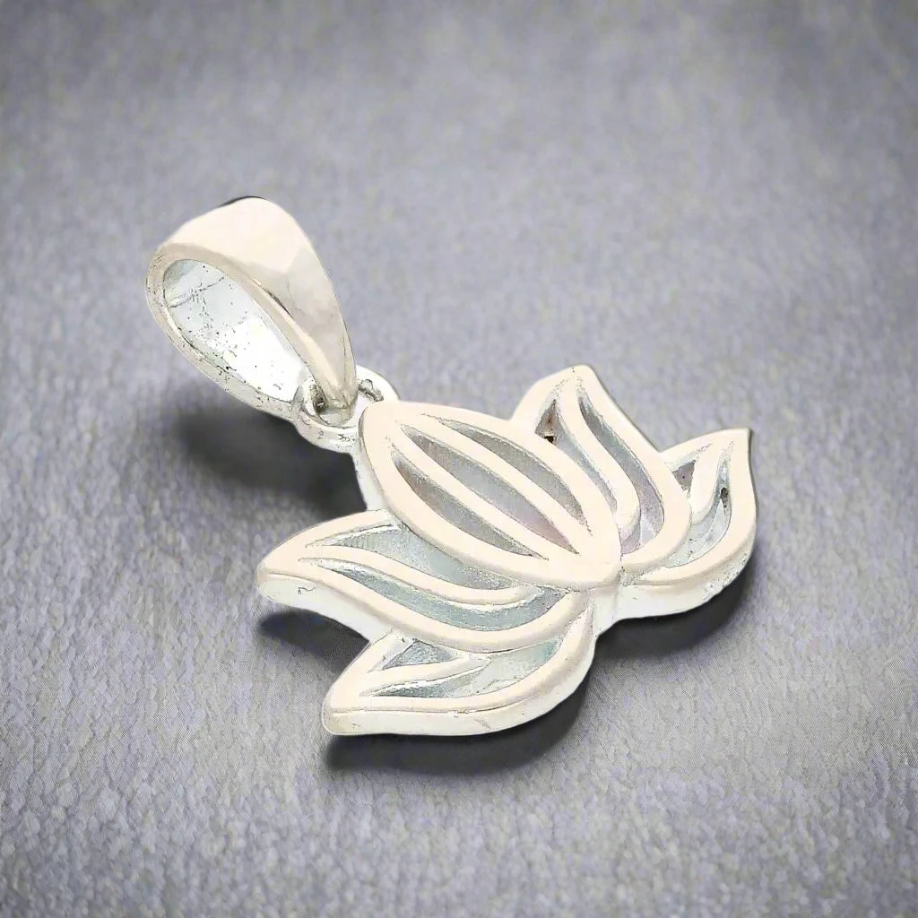 Get your Pure Lotus Blossom Silver Necklace online now or in store at Forever Gems in Franschhoek, South Africa