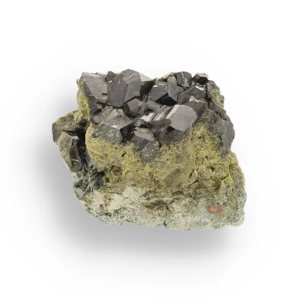 Get your Epidote Cluster on Matrix: Peru's Power Stone online now or in store at Forever Gems in Franschhoek, South Africa