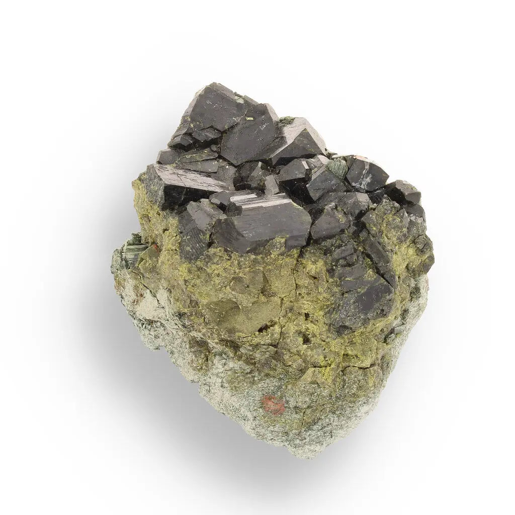 Get your Epidote Cluster on Matrix: Peru's Power Stone online now or in store at Forever Gems in Franschhoek, South Africa
