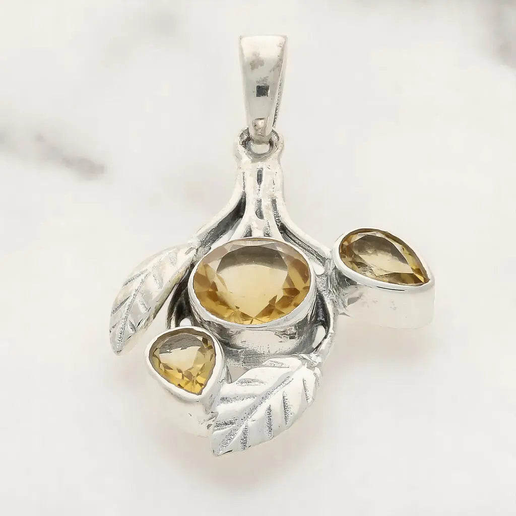 Buy your Leafy Charms – Sterling Silver with Citrine Sparkle online now or in store at Forever Gems in Franschhoek, South Africa