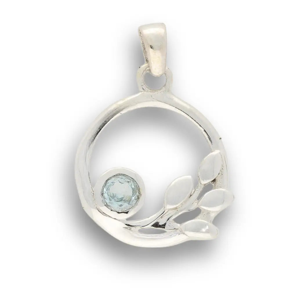 Get your Delicate Blue Topaz Sterling Silver Pendant online now or in store at Forever Gems in Franschhoek, South Africa