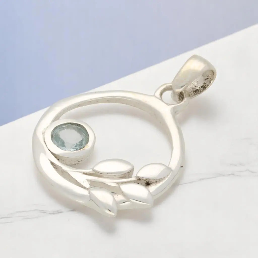 Buy your Delicate Blue Topaz Sterling Silver Pendant online now or in store at Forever Gems in Franschhoek, South Africa
