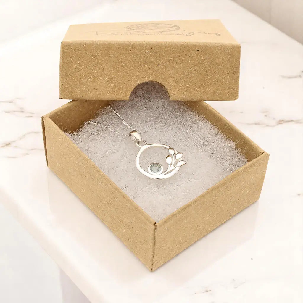 Get your Delicate Blue Topaz Sterling Silver Pendant online now or in store at Forever Gems in Franschhoek, South Africa