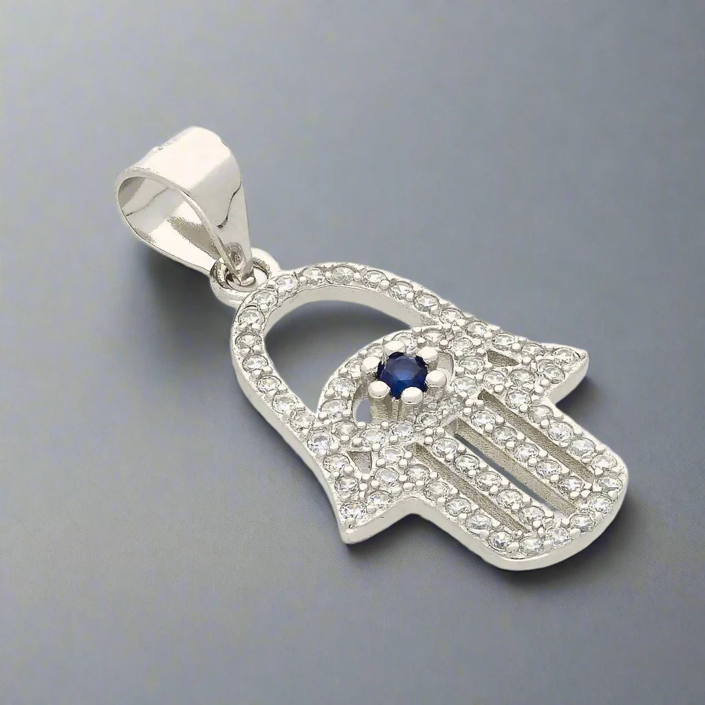 Get your Shimmering Hamsa Charm of Protection online now or in store at Forever Gems in Franschhoek, South Africa