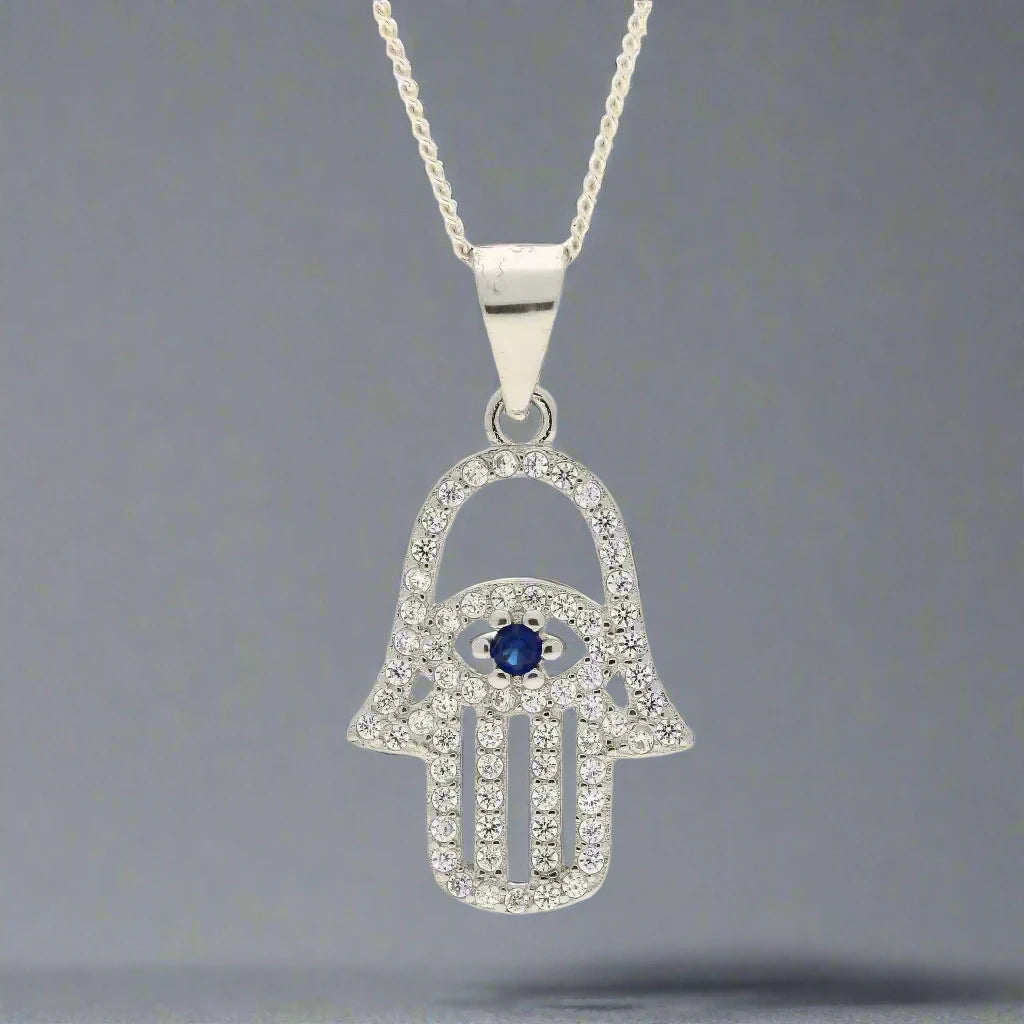 Get your Shimmering Hamsa Charm of Protection online now or in store at Forever Gems in Franschhoek, South Africa
