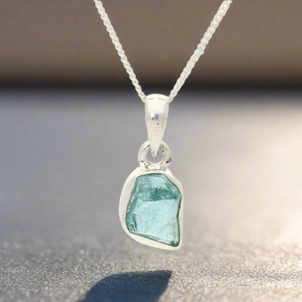 Get your Clear Vision – Rough Blue Topaz Pendant online now or in store at Forever Gems in Franschhoek, South Africa