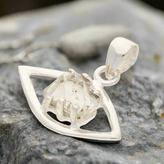 Get your Herkimer Diamond Eye Sterling Silver Necklace online now or in store at Forever Gems in Franschhoek, South Africa