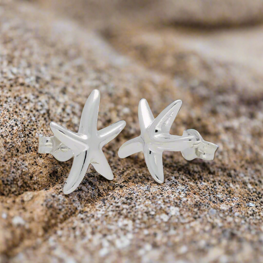 Get your Starfish Kisses: Adorable Sterling Silver Stud Earrings! online now or in store at Forever Gems in Franschhoek, South Africa