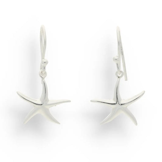 Get your Dangling Delights: Sterling Silver Starfish Drop Earrings! online now or in store at Forever Gems in Franschhoek, South Africa