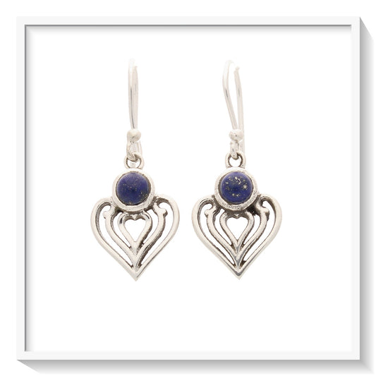 Buy your Inner Heart Lapis Lazuli Sterling Silver Dangle Earring online now or in store at Forever Gems in Franschhoek, South Africa