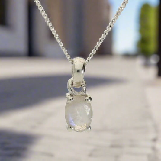Get your Moonstone "Lunar Glow" Sterling Silver Pendant - Celestial Dreams Captured online now or in store at Forever Gems in Franschhoek, South Africa