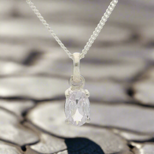 Get your Quartz "Crystal Vision" Sterling Silver Pendant - Pure Brilliance Unleashed online now or in store at Forever Gems in Franschhoek, South Africa