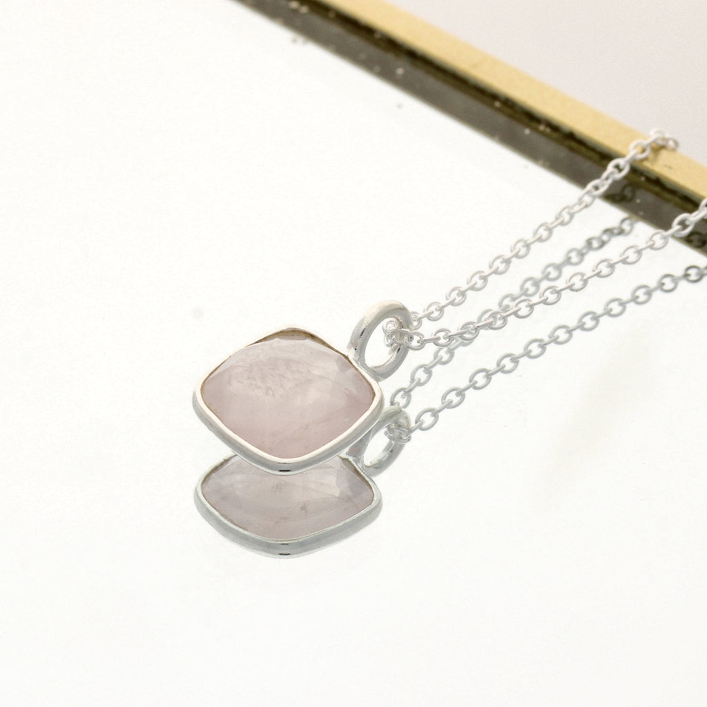 Buy your Rose Quartz Necklace: October Birthstone online now or in store at Forever Gems in Franschhoek, South Africa