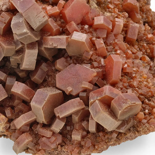Get your Vibrant Moroccan Vanadinite Crystal Cluster - Premium Collector's Specimen online now or in store at Forever Gems in Franschhoek, South Africa