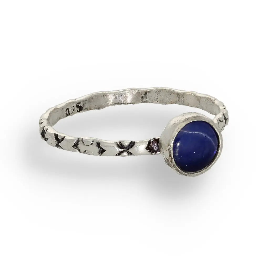 Get your "Celestial Dreams" Sterling Silver Star Sapphire Stackable Ring - September Birthstone online now or in store at Forever Gems in Franschhoek, South Africa