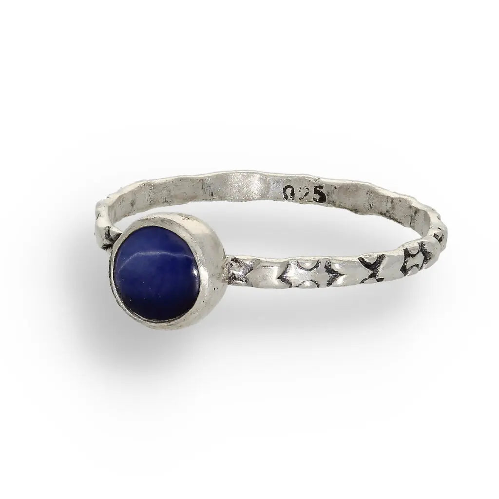 Get your "Celestial Dreams" Sterling Silver Star Sapphire Stackable Ring - September Birthstone online now or in store at Forever Gems in Franschhoek, South Africa