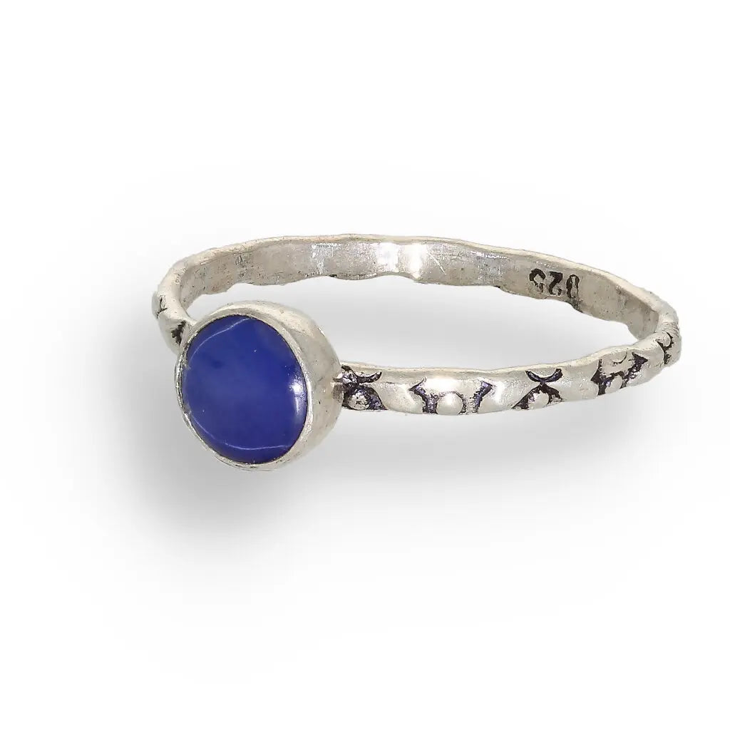 Get your "Celestial Dreams" Sterling Silver Star Sapphire Stackable Ring - September Birthstone online now or in store at Forever Gems in Franschhoek, South Africa