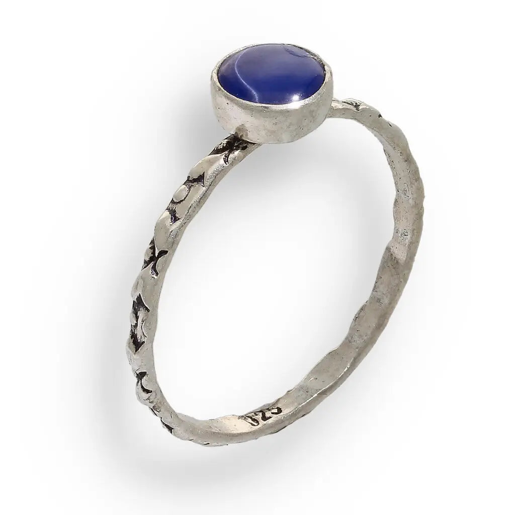Get your "Celestial Dreams" Sterling Silver Star Sapphire Stackable Ring - September Birthstone online now or in store at Forever Gems in Franschhoek, South Africa