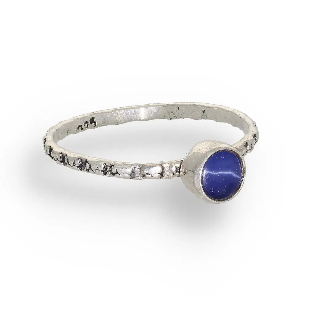 Get your "Celestial Dreams" Sterling Silver Star Sapphire Stackable Ring - September Birthstone online now or in store at Forever Gems in Franschhoek, South Africa