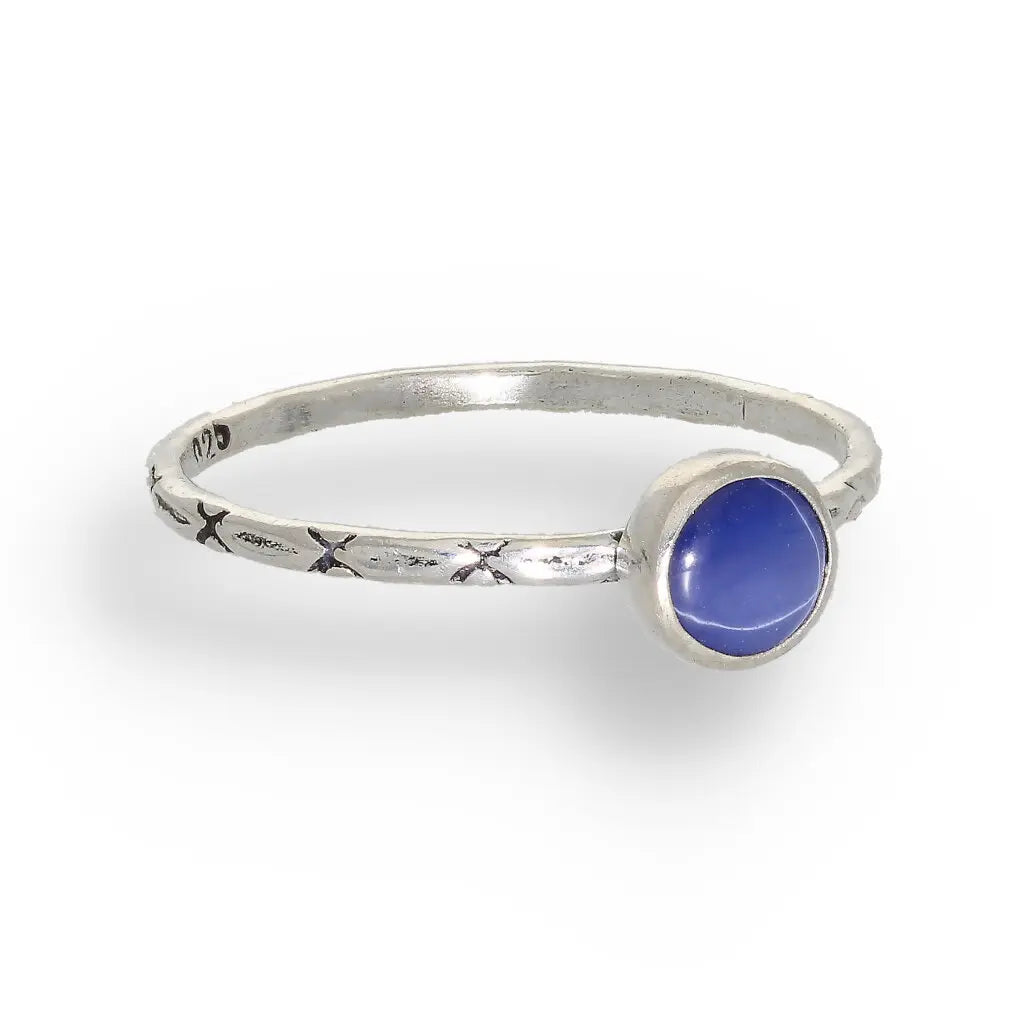 Get your "Celestial Dreams" Sterling Silver Star Sapphire Stackable Ring - September Birthstone online now or in store at Forever Gems in Franschhoek, South Africa